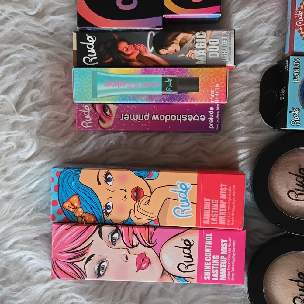 HUGE Rude Cosmetics Makeup Bundle - Picture 2 of 9